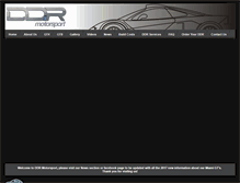 Tablet Screenshot of ddrmotorsport.com